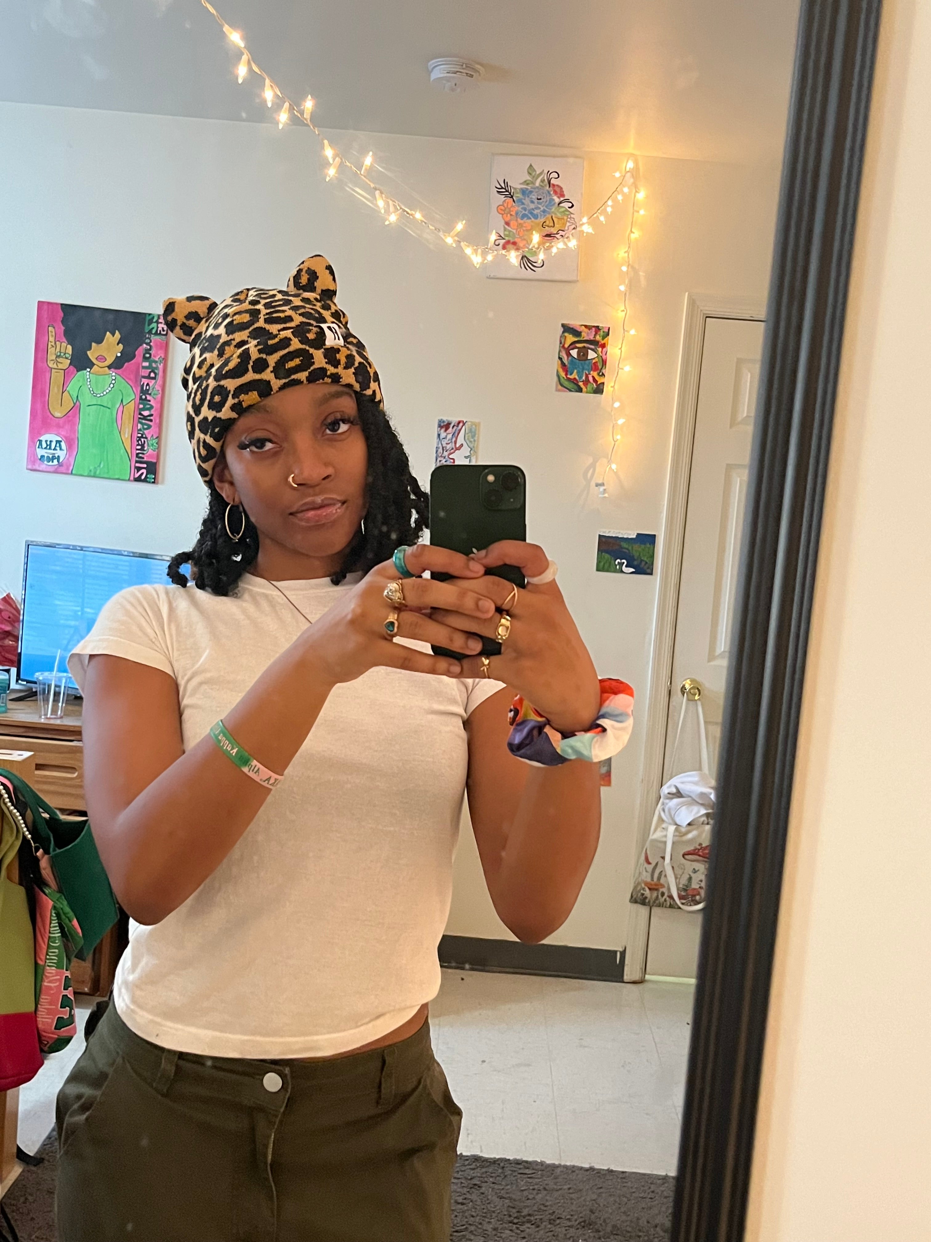 Leopard Beanie