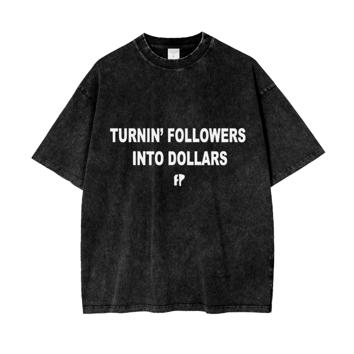 BLACK MONYUN TEE