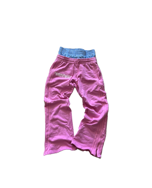 PINK UNIFORM TRACKPANTS